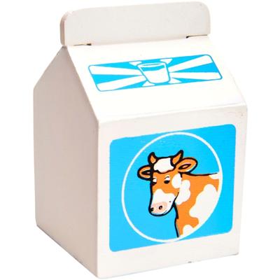 Bigjigs houten melkpak, per stuk