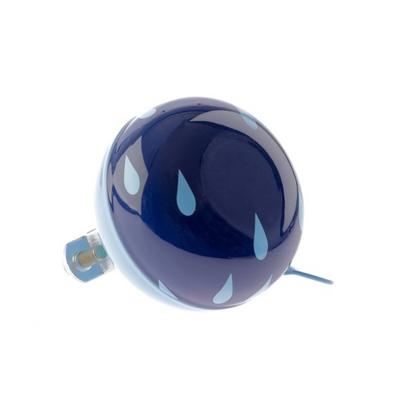 Nv ding dong bel 60mm drops blauw met druppels kaart