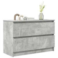 Tv-meubel 80x35x54 cm spaanplaat betongrijs - thumbnail