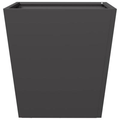 VidaXL Plantenbakken 2 st 40x40x40 cm staal zwart