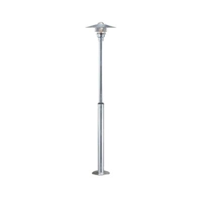 Staande tuinlamp gegalvaniseerd met E27 fitting &apos;Vejers&apos;