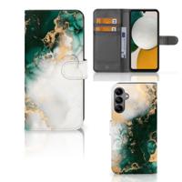 Bookcase voor Samsung Galaxy A34 Marmer Groen - thumbnail