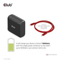 club3D 4K ChargingDock USB-C USB-C dockingstation Geschikt voor merk (dockingstation): Club 3D USB-C Power Delivery - thumbnail