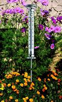 Buitenthermometer Solino met zonne-verlichting 109 cm - thumbnail