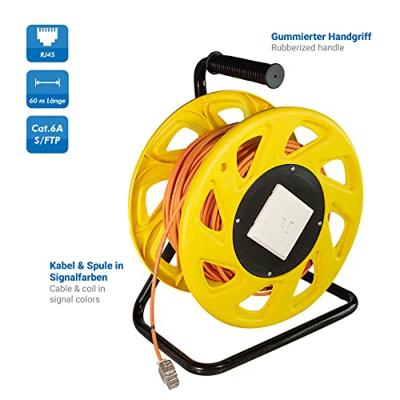 LogiLink CQ3060S 60m Cat6a S/FTP (S-STP) Oranje netwerkkabel LogiLink CQ3060S 60m Cat6a S/FTP (S-STP) Oranje netwerkkabel