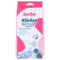 Sorbo Wondervaatdoek 32x38cm set a 2st - thumbnail