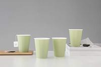 Viva Koffiekopje Papercup Laura Spring Leaf 200 ml - thumbnail