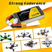 Tattu LiPo accupack 7.4 V 650 mAh Aantal cellen: 2 75 C Softcase XT30 - thumbnail