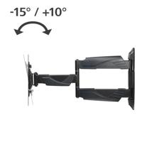 Hama TV-Muurbeugel Volledige Flexibel voor Beeldscherm 81-165 cm Zwart - thumbnail
