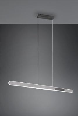 Trio HanglampHelios 130cm grijs - 343310305