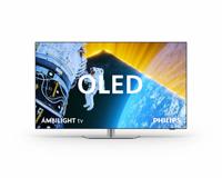 Philips Ambilight 42OLED809 4K OLED Smart TV - 42-inch scherm met P5 AI Perfect Picture Ultra HD, Google TV, Dolby Vision en Dolby Atmos Sound, werkt met Alexa en Google Assistant - Metalen randframe - thumbnail