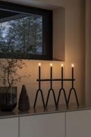 Konstsmide 3911-710TR Kerstboog Warmwit LED Zwart - thumbnail