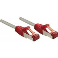 LINDY 47839 RJ45 Netwerkkabel, patchkabel CAT 6 S/FTP 3.00 m Grijs Snagless 1 stuk(s) - thumbnail