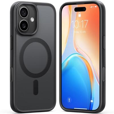 Torras iPhone 17 hoesje - slanke bescherming met MagSafe ondersteuning - Zwart Torras iPhone 17 hoesje - slanke bescherming met MagSafe ondersteuning - Zwart