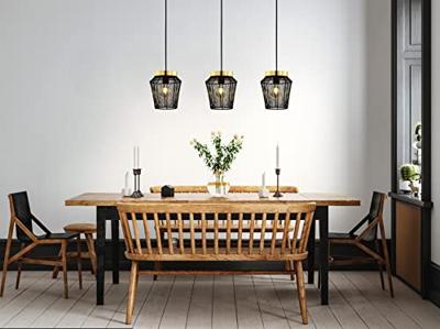 EGLO Escandidos Hanglamp - E27 - 92 cm - Zwart|Geelkoper|Goud