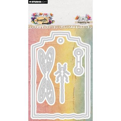 Studio Light • hazel eaton cutting die dragonfly tag dragonfly dreams 70x106x1mm 6 pieces