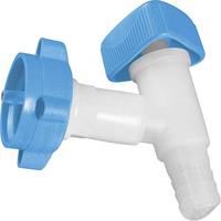 Hunersdorff Uitloopkraan | HD-PE 19 mm | schroefverbinding S 38 | 1 stuk - 550300 550300 - thumbnail