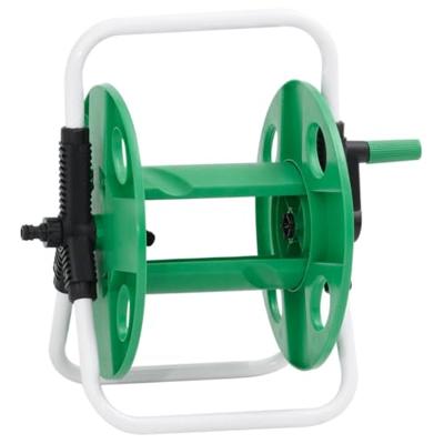 VidaXL Slanghaspel voor 45 m 1/2" slang vrijstaand staal groen VidaXL Slanghaspel voor 45 m 1/2" slang vrijstaand staal groen