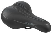 Qtcycletech Cycle tech ddk trk comfort zadel zwart grijs blister 0300970 - thumbnail