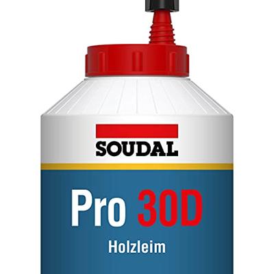 Soudal Houtlijm (watervast) Pro30D, flacon 750gr. - 108769 Soudal Houtlijm (watervast) Pro30D, flacon 750gr. - 108769
