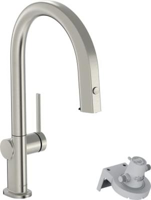 Hansgrohe Aqittura M91 Filter systeem 210, uittrekbare uitloop, 1jet, sBox, rvs look Hansgrohe Aqittura M91 Filter systeem 210, uittrekbare uitloop, 1jet, sBox, rvs look