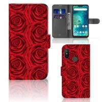 Xiaomi Mi A2 Lite Hoesje Red Roses - thumbnail