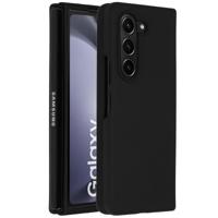 Accezz Liquid Silicone Backcover Samsung Galaxy Z Fold 5 Telefoonhoesje Zwart - thumbnail