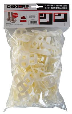 Diggers Tegelniveau Afstandhouder | 100 stuks - DIG169