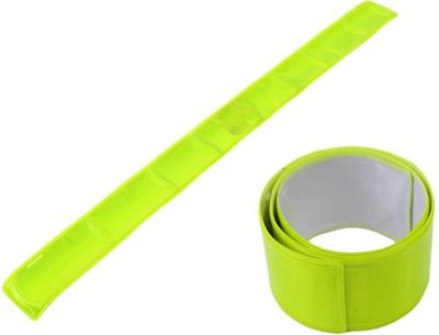 Messingschlager M-wave reflector snapwrap armen en benen geel (2st)