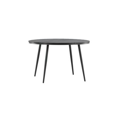 Nohr Ronde Tuintafel 'Erikka' 120cm, kleur Zwart