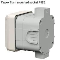 MENNEKES Mennekes 4125 CEE-wandcontactdoos 16 A 5-polig 400 V 1 stuk(s) - thumbnail
