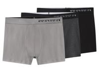 esmara Men Set van 3 heren boxers (Zwart/grijs, XXL) - thumbnail
