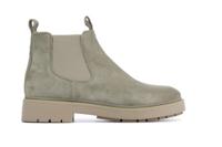 VIA VAI Dames Enkellaarsjes in Suede (Groen) - thumbnail