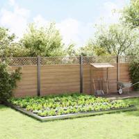 VidaXL Slakkenhekken 20 pcs zilver gegalvaniseerd staal - thumbnail