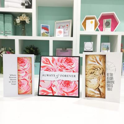 Sizzix • layered stencils layered peony 4stuks