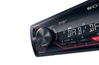 Sony DAB+ autoradio DSX-A310DAB met USB, FM/AM, AUX (rode verlichting), zonder DAB+ antenne - thumbnail