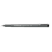Fineliner Staedtler Pigment 308 zwart 1.0mm | 10 stuks - thumbnail