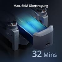 Drone - POTENSIC - Atom - Gestabiliseerde 4K-camera - 32 minuten vliegtijd - Vliegassistentie - Nauwkeurige GPS-positionering - Wit - thumbnail