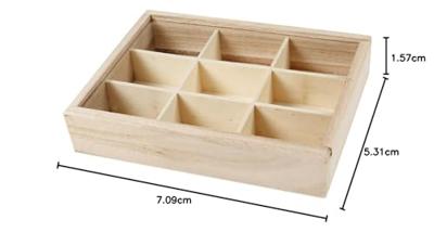 Creativ Company Vakkendoos / muntendoos, d: 3,5 cm, afm 17x13 cm, 1 stuk