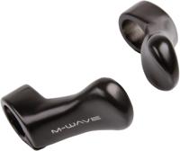 M-WAVE aanvullende handvat "be anatom in" bar ends be anatom in black - thumbnail