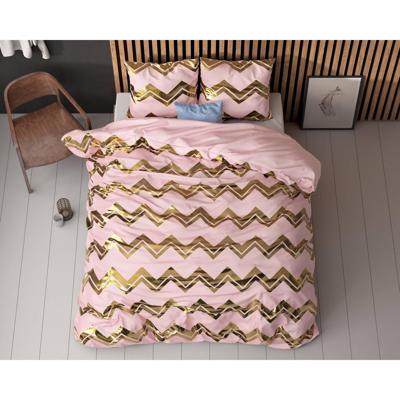 Sleeptime - Glamour Wave Dekbedovertrek - Micropercal - Roze - 240 x 220