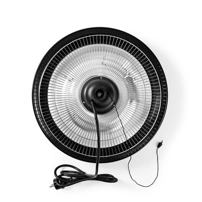 Nedis Patio Verwarmer | 1500 W | IP34 | Zwart | 1 stuk - HTPA15EBK HTPA15EBK
