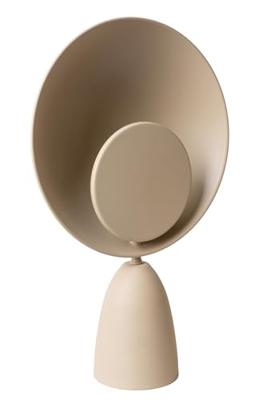 Lucide CASTAMAR - Tafellamp - Ø 25,5 cm - LED - 1x8W 2100K - Taupe