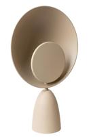 Lucide CASTAMAR - Tafellamp - Ø 25,5 cm - LED - 1x8W 2100K - Taupe - thumbnail