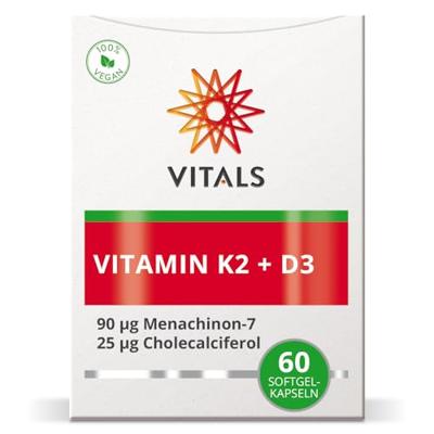 Vitals Vitamine K2 + D3 Softgels Vitals Vitamine K2 + D3 Softgels