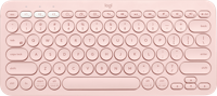 Logitech K380 Multi-Device Bluetooth Wireless Keyboard met Easy-Switch voor Maximaal 3 Apparaten, Slank, 2 Jaar Batterij - PC, Laptop, Windows, Mac, Chrome OS, Android, iPad OS, Apple TV - Roze - thumbnail