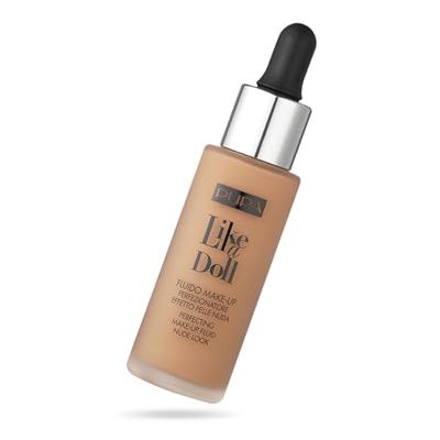 Pupa Milano - Pupa Pupa Like A Doll Perfecting Make-Up Fluid SPF15 30ml 040 Medium Beige Foundation Dames Pupa Milano - Pupa Pupa Like A Doll Perfecting Make-Up Fluid SPF15 30ml 040 Medium Beige Foundation Dames