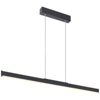 SLV Zwarte hanglampOne Linear 2x10w - 104cm - 1006185 - thumbnail