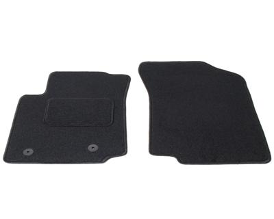 Automatten voorzijde - zwart stof - Peugeot 108 vanaf 2014 Automatten voorzijde - zwart stof - Peugeot 108 vanaf 2014