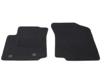 Automatten voorzijde - zwart stof - Peugeot 108 vanaf 2014 - thumbnail